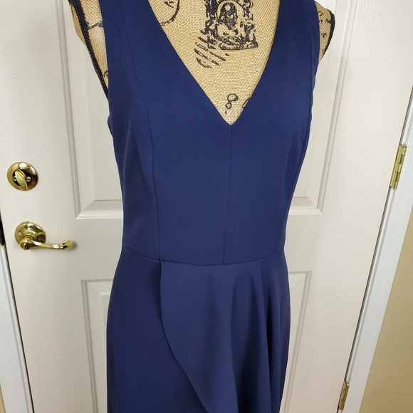 Marina Drape Front V-Neck Sleeveless Jumpsuit - Picture 5 of 12